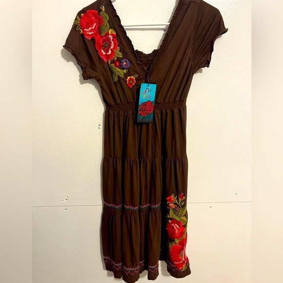 Johnny Was Dresses & Skirts - NWT Johnny Was Flower embroidered dress